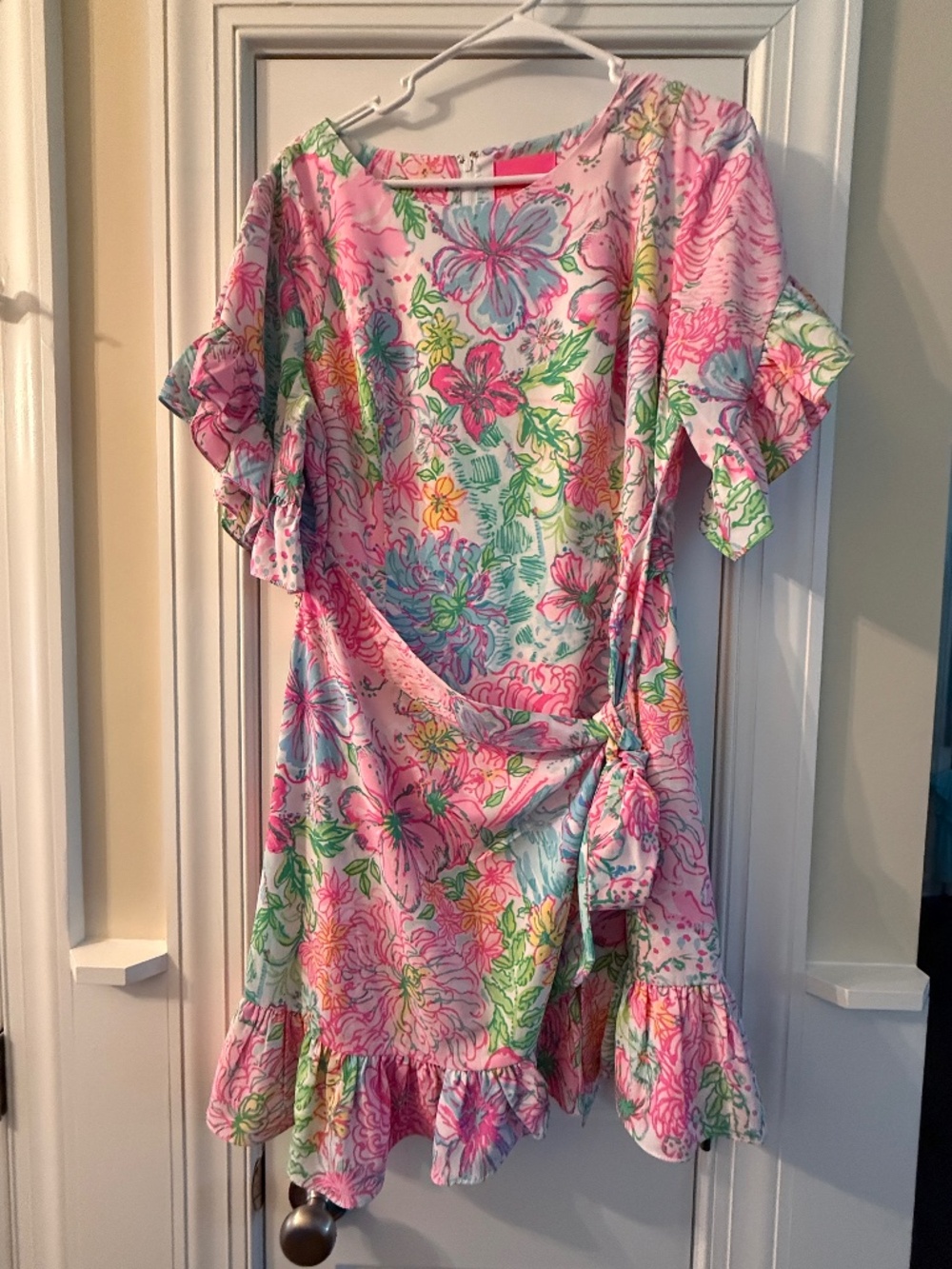 LN Lilly Pulitzer Darlah stretch dress Multi Paradise Found Size 14